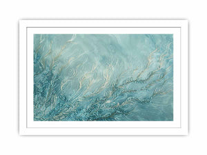 Teal Branches Streched canvas