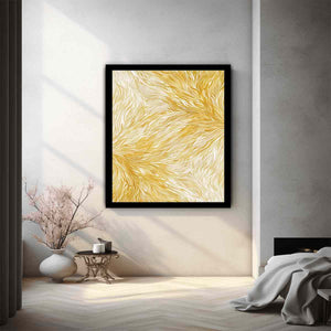 Yellow Texture Art
