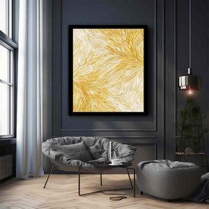Yellow Texture Art