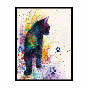 Cat Paw Prints Painting