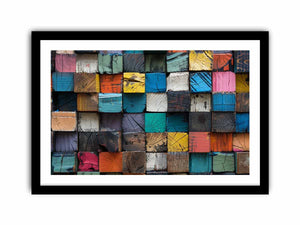 Memory Block Art Print
