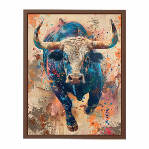 Bucking Bull Poster