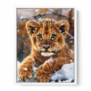 Cute Cub Framed Print