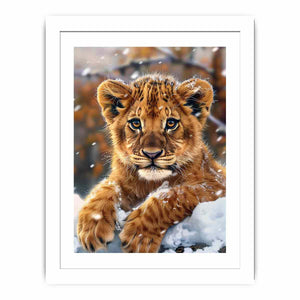 Cute Cub Streched canvas