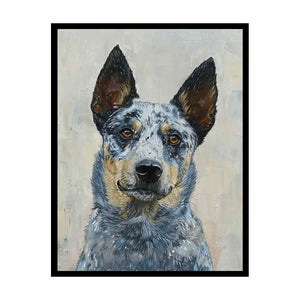 Blue Heeler Painting
