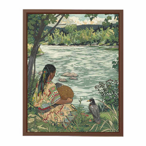 Beside River Poster