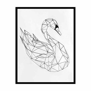 Diamond Swan Painting