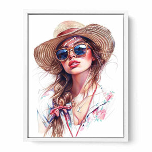 Preppy Framed Print