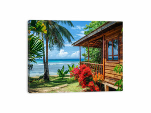 Beach Front Living Canvas Print