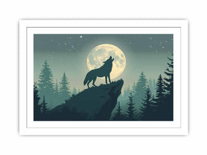 Wolf Streched canvas