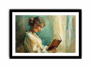 Woman Reading Art Print