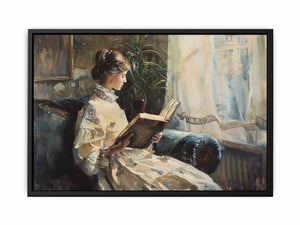 Woman Reading Painting Painting