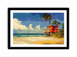 Beach Art Print