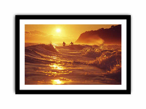 Morning Surf Art Print