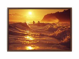 Morning Surf Poster
