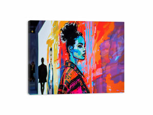 Pop Style Canvas Print