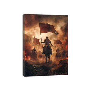 Historical Epic Canvas Print
