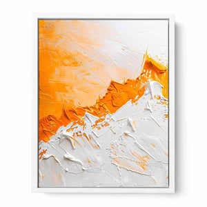 3D Mountian Framed Print
