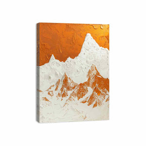 3D Mountian Canvas Print