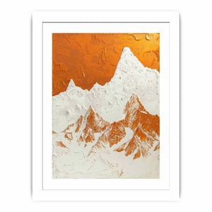 3D Mountian Streched canvas