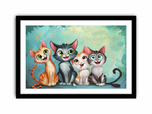 Cats Art Print