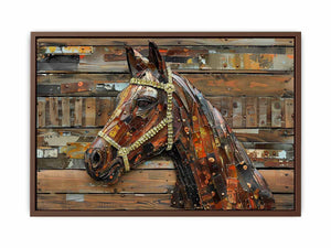 3D Horse Poster