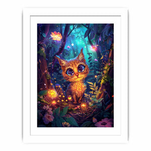 Mystical Cat Streched canvas