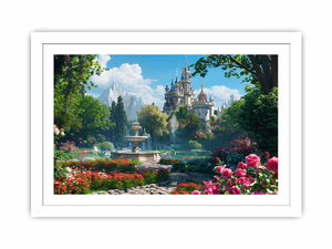 Fairytale Castle Streched canvas