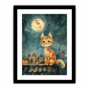 Cute Cat Art Print