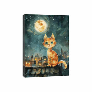 Cute Cat Canvas Print