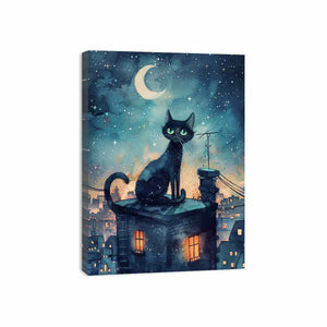 Cute Cat Canvas Print