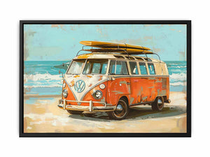 Vw Beach Side Painting