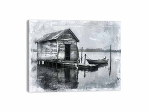 Fishing Shack Canvas Print