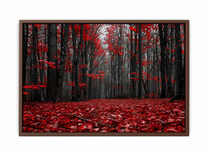 Red Forest Poster