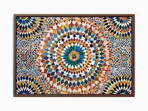 Moroccan Wall Pattern Poster