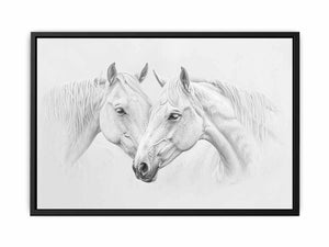 Two Horses Painting
