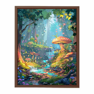 Cartoon Forest Poster