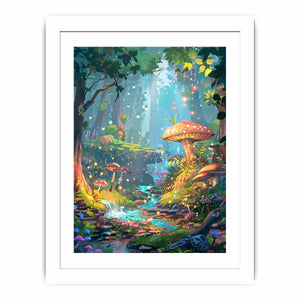 Cartoon Forest Streched canvas