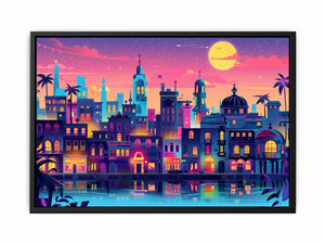 Vibrant Cityscape Painting