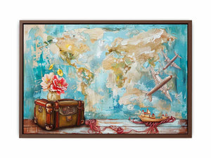 Travel Map Poster