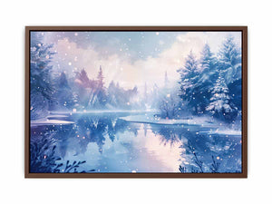 Winter Landscape Poster