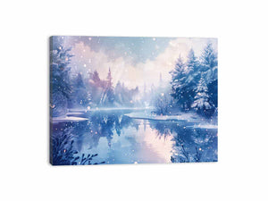 Winter Landscape Canvas Print
