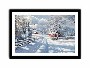 Winter Landscape Art Print