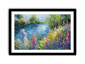 Lake Side Art Print