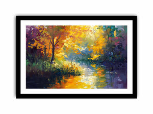 Lake Side Art Print