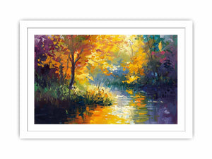 Lake Side Streched canvas