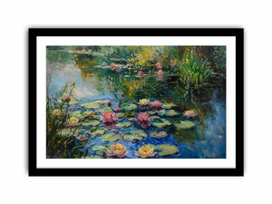 Lily In Lake Art Print