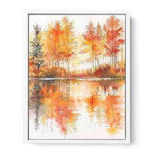 Lake Side Framed Print