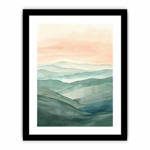 Serene Landscape Art Print