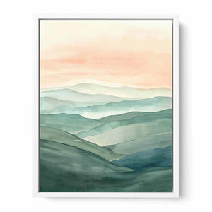 Serene Landscape Framed Print